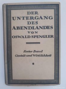 Second hand books: Oswald Spengler. Der Untergang des Abendlandes.